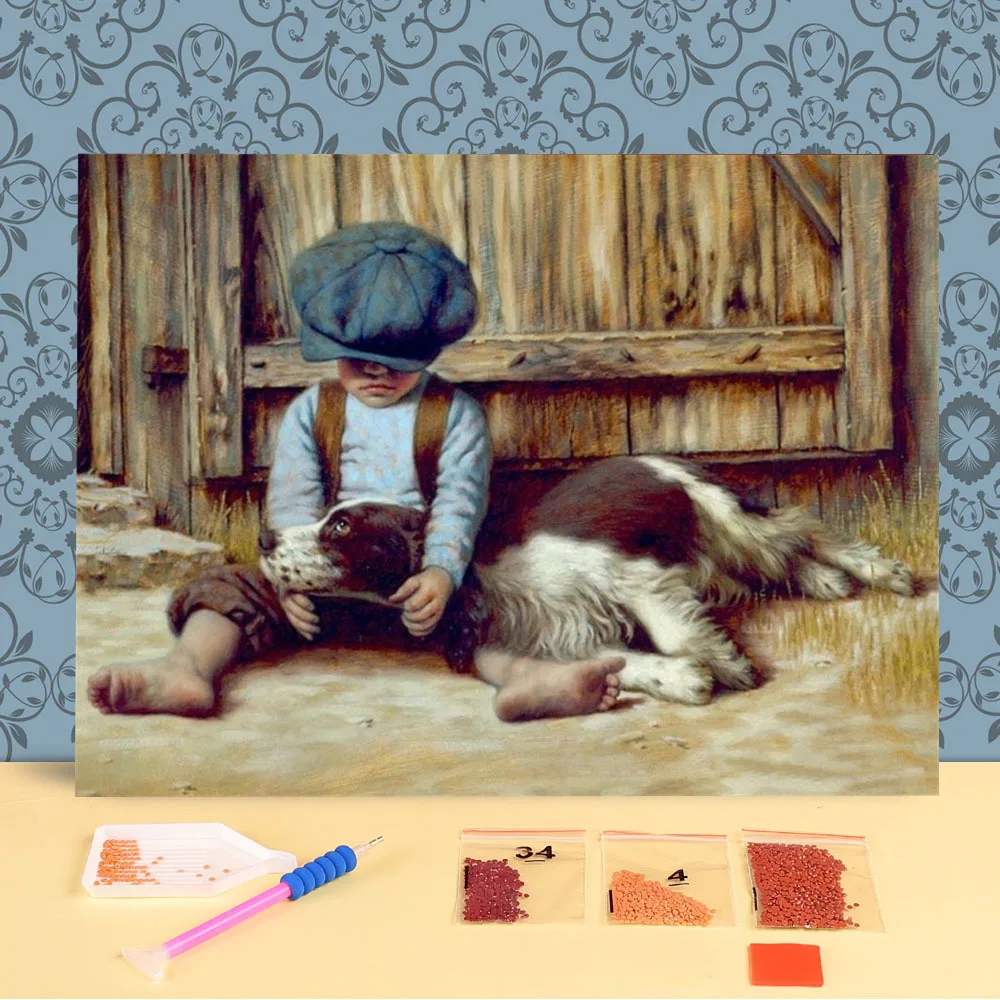 

Набор для алмазной вышивки «сделай сам», портретная мозаика с полными стразами, рождественский подарок, домашний декор, стразы, картина, хобби