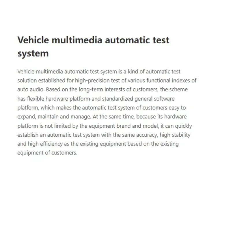 Фото Автоматическая система тестирования мультимедийных систем автомобилей ABTEC: гибкое оборудование, стандартизированная программная платформа №3