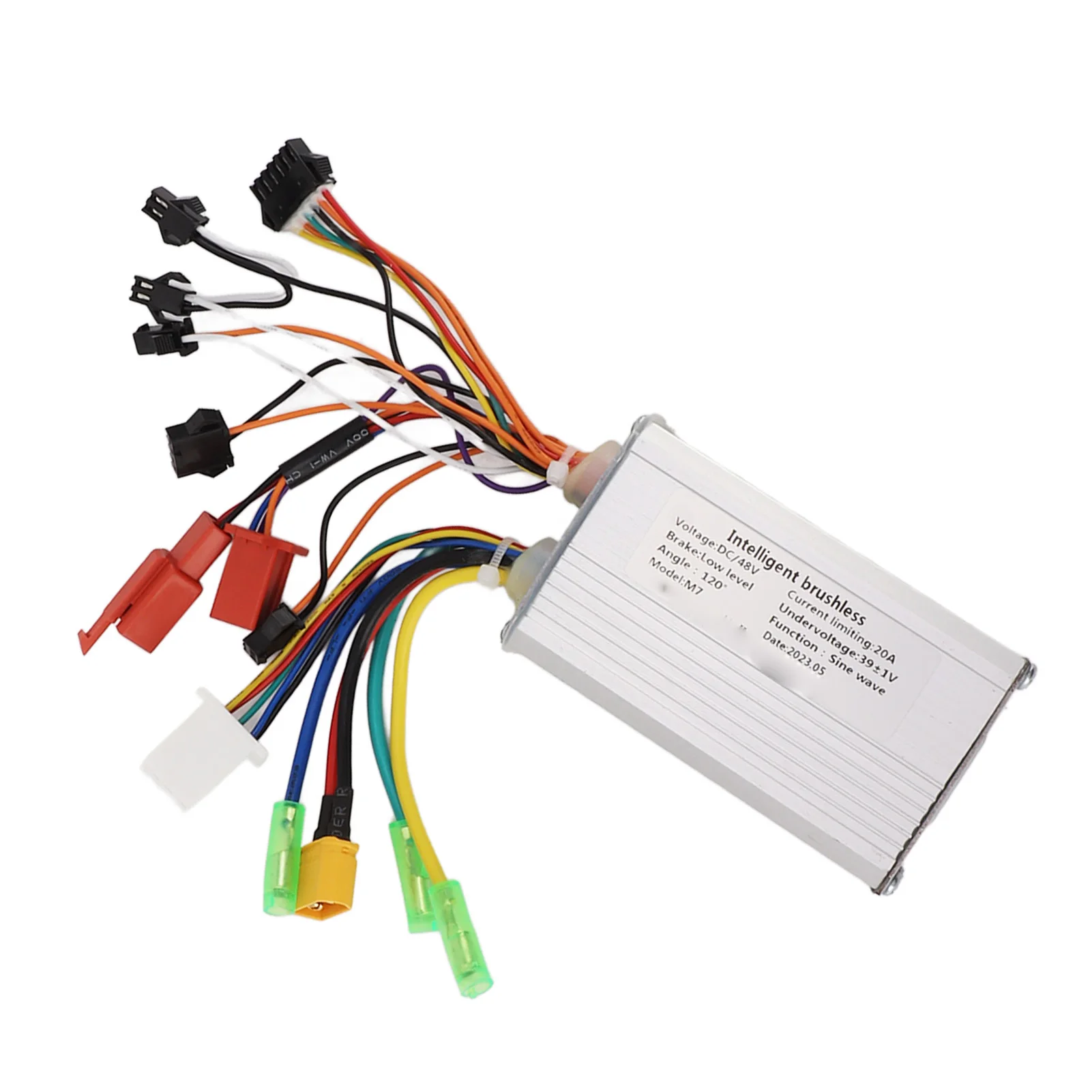 500 Вт 48 В бесщеточный контроллер для электрического велосипеда с корпусом из