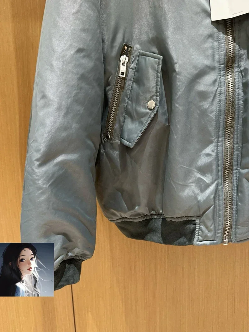 Утепленная хлопковая куртка-пилот с двойной молнией Grailz Project