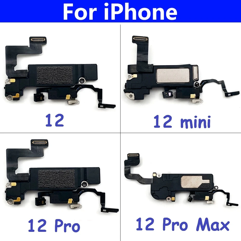 Новый динамик с датчиком приближения гибкий для IPhone 12 Pro Max 13 mini 14 15 Plus запасные