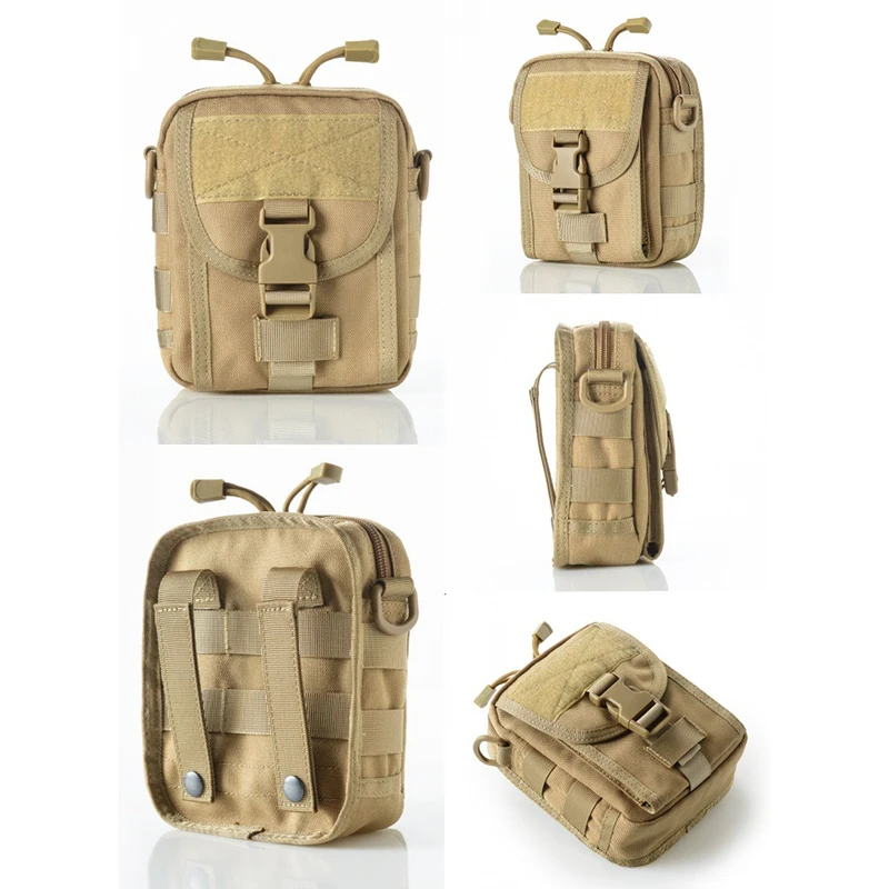 Outdoor Sports Cycling Shoulder Messenger Bag Men's Hiking Backpack Military Hunting Camping Multifunctional Mobile Phone Bag