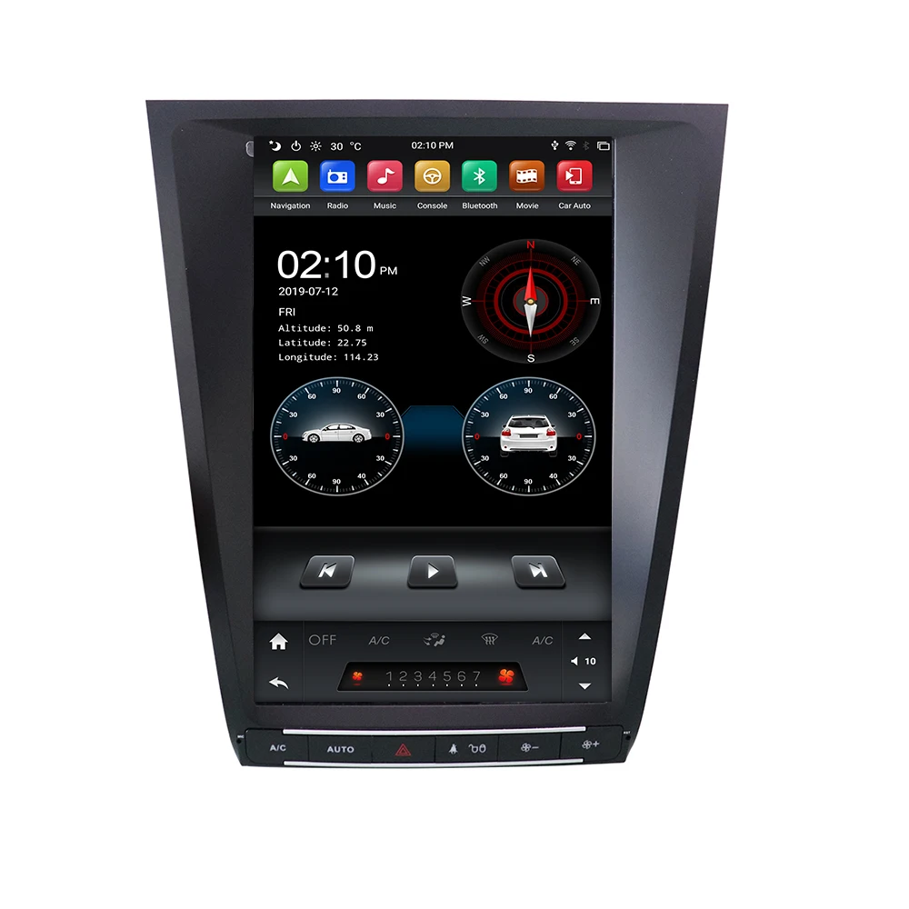 KD-12117 12 1 дюймов tesla android 9 автомобильное радио для GS300 GS460 GS450 GS350 2004 2005 2006 2007 2008 2009 2010