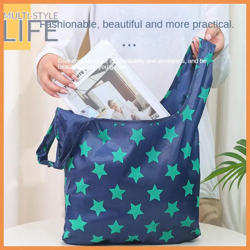

Easy To Fold Shopping Bag Strong And Durable Load-bearing Easy To Carry When Shopping Bags Carry Large-capacity Safe Loading