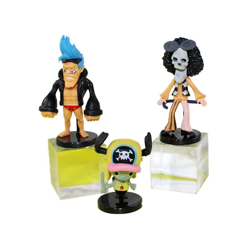 

6 шт./упаковка, украшения для торта Luffy Soron Chopper