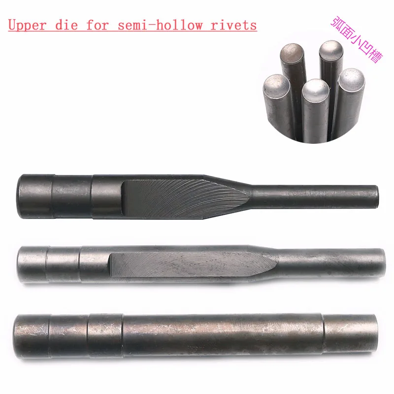 

Riveting Machine Mold Upper Mold Hollow Riveting Machine Accessories C High Hardness Semi-Tubular Rivet Floating Core Mold