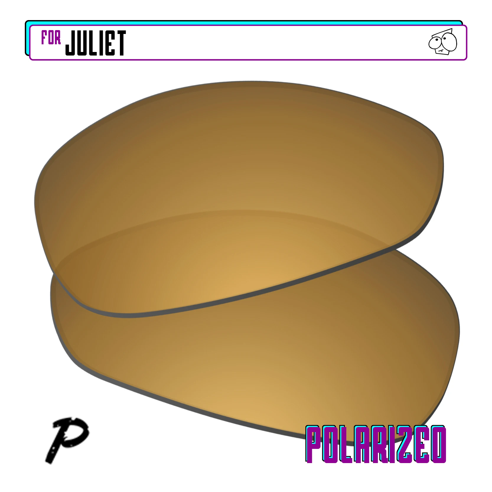 Фото Сменные поляризационные линзы SunglassDoctor для солнцезащитных очков Oakley Juliet 55 мм — несколько вариантов №2
