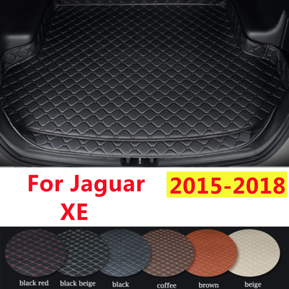 

SJ Высокая сторона любую погоду на заказ подходит для Jaguar XE 2015-16-17-2018 автомобильный коврик для багажника автомобильные аксессуары задняя крышка для грузового лайнера ковер