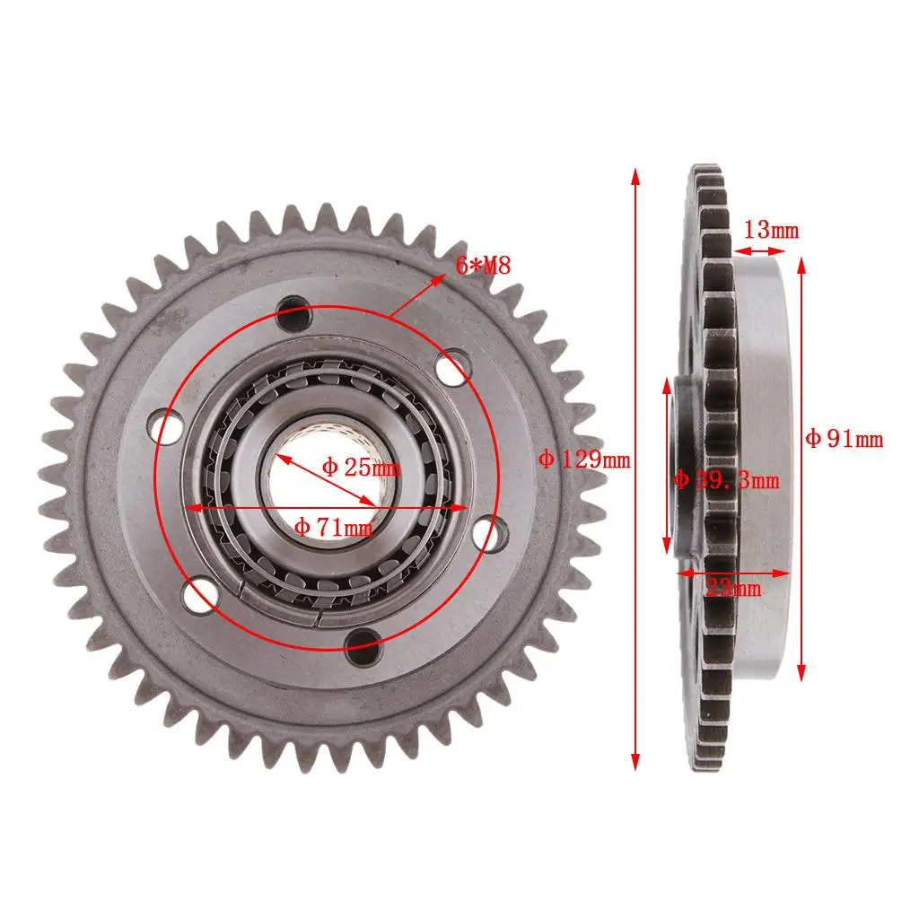 300CC 49T 129 мм Стартовая муфта подходит для Jinling JLA-931E JLA-925E JLA-921E