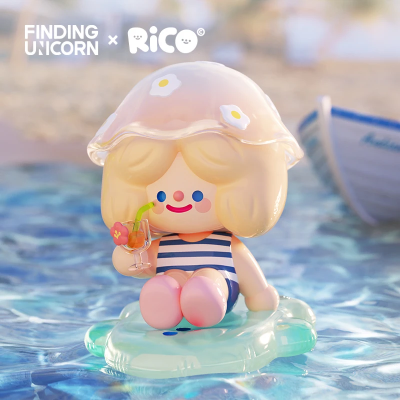 

В поисках единорога, Рико, счастливый остров, летний Милая экшн-фигурка, загадка, Рождественская милая детская игрушка, подарок на день рождения
