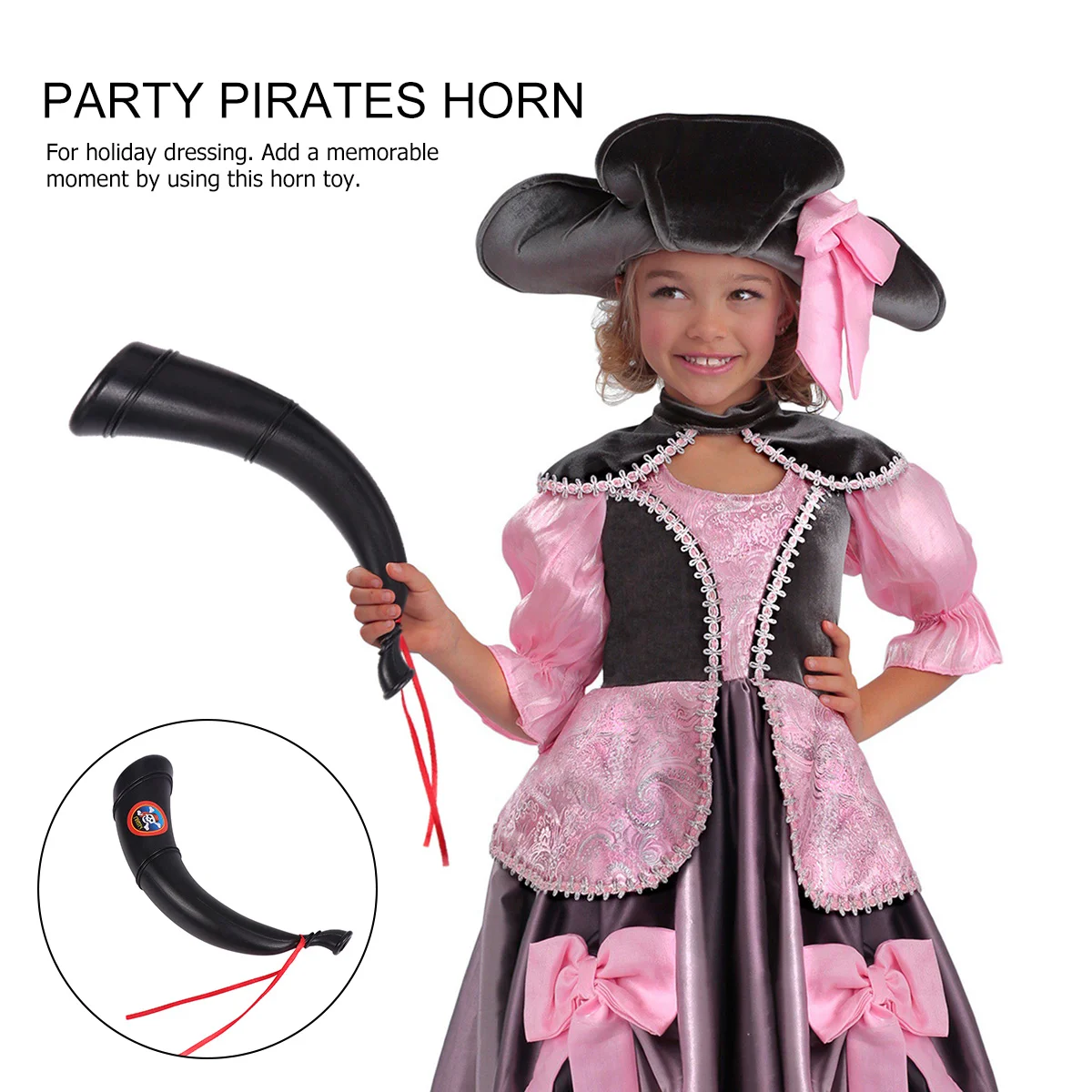 4 шт. детские игрушки пиратский рожок на Хэллоуин