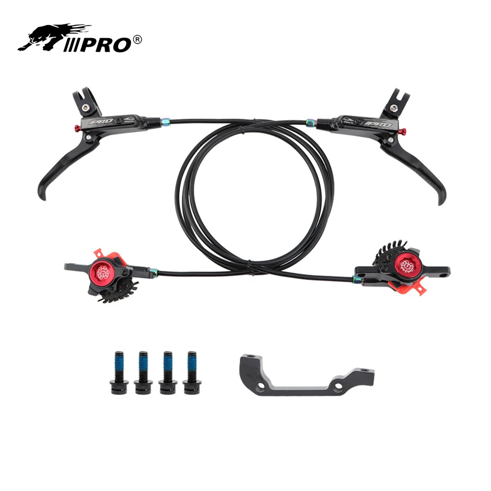 

IIIPRO CNC MTB Hydraulic Disc Hydraulic Disc Brake Cable Caliper Disc Gear Shift Front 800mm / Rear 1400mm Brake For MTB Bike