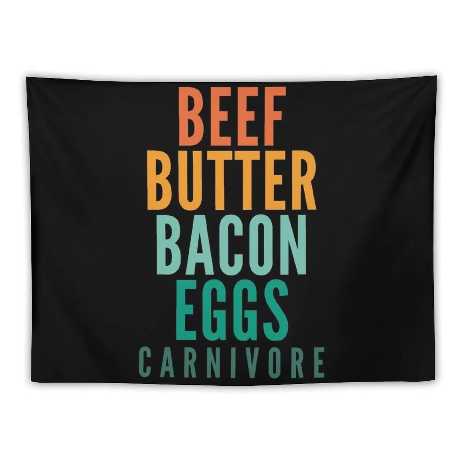 Говядина-масло-бекон-яйца карнигар гобелен аниме Декор комнатный эстетический