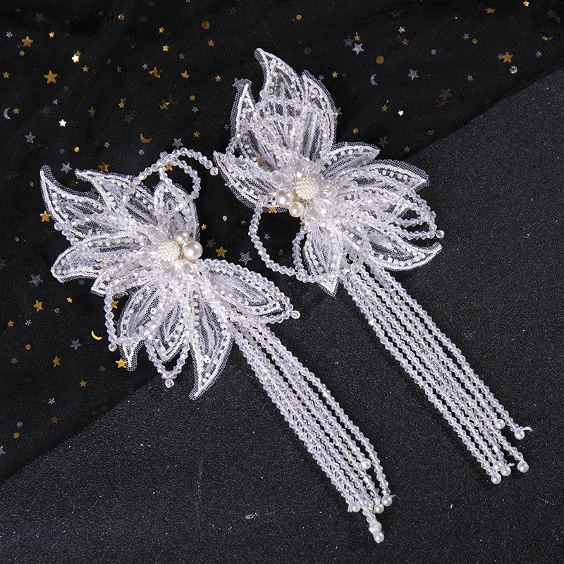 

Luxury Crystal Beads Wedding Hair Clips Pearl Bridal Headwear Bride Headpiece Party Prom Hair Accessories Girl Women Headband