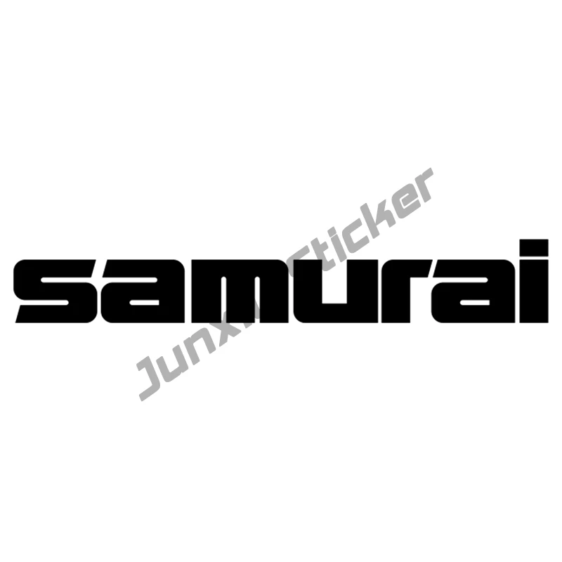 

Window Car Sticker inscription samurai Vinyl Decal Waterproof Auto Decor on Truck Bumper Rear KK13*6cm