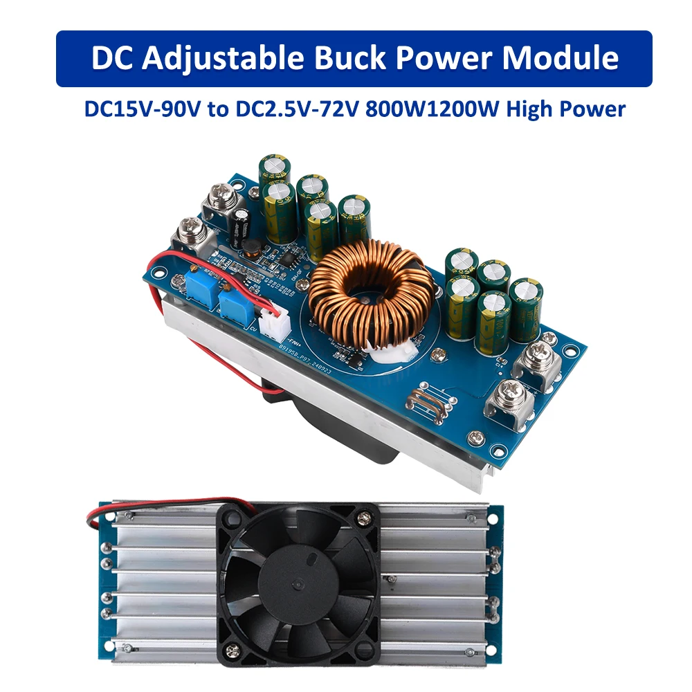 800 Вт 1200 Высокомощный понижающий источник питания постоянного тока 28 А 50