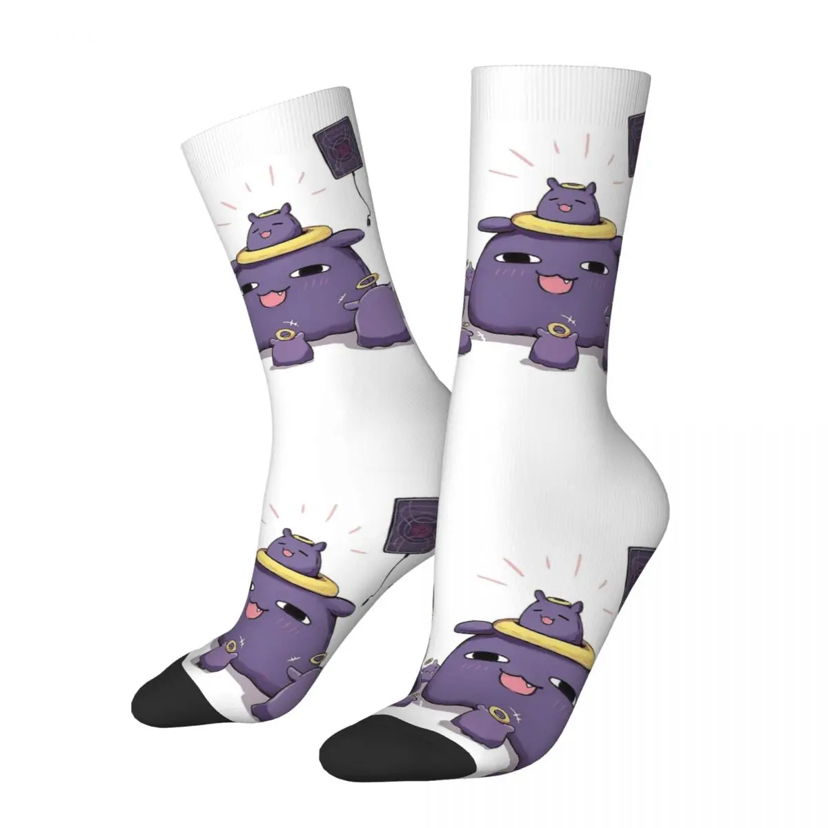 Cute Ninomae Ina'nis Sound Good Socks Male Mens Women Spring Stockings Polyester