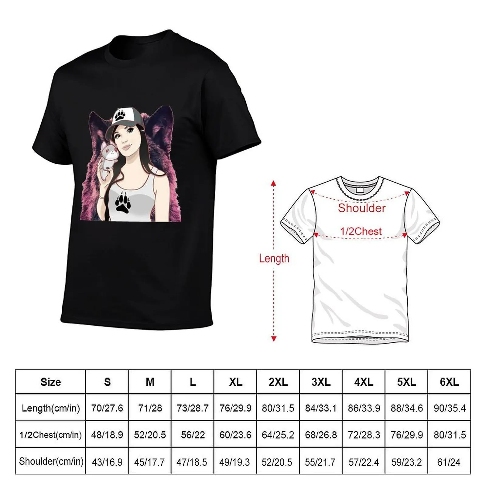 Фото Футболка sssniperwolf Essential, мужская футболка с графическим рисунком, летняя мужская футболка с графическим принтом, футболка №2