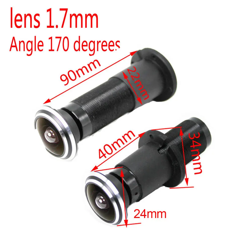 Продажа Широкоугольный объектив 1,7 мм AHD сигнал 1080P HD 150 градусов вид мини микро дверной глазок камера для AHD DVR
