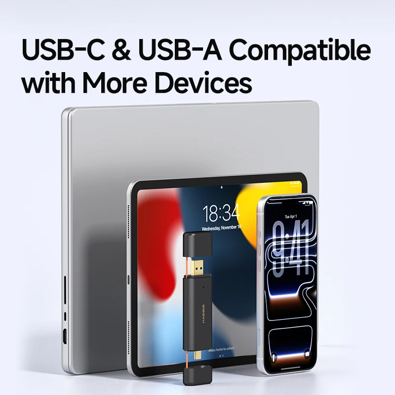 Высокоскоростной кард-ридер Hagibis для памяти SD 4.03.0, Micro SD, адаптер 3 в 1, CFexpress Type AType B для Nikon, Canon, Sony CCD. (art.: 3920dced2429b) - 3920dced2429b