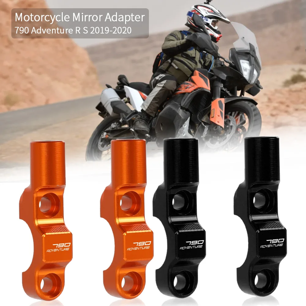 

Motorcycle Rearview Mirror Extender Bracket High Quality For 790 AdventureR /S 790 Adventure 2019 2020 Adapter Holder Mount
