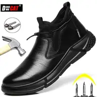 Work Boots Men 2022 New Work Shoes Waterproof Work Sneakers Anti-puncture Safety Boots Steel Toe Security Boots Safety Shoes Men