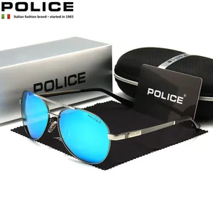 POLICE Men Sunglasses Luxury Brand Fashion Polarized Sunglasses Classic Brand Sun Glasses Coating Le