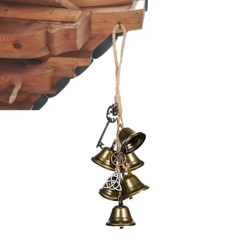 

Witch Bell Wind Chime Metal Wind Chime Witch Bells Farmhouse Decor Witches Bells For Door Knob Handle Home Yard Outdoor Tree