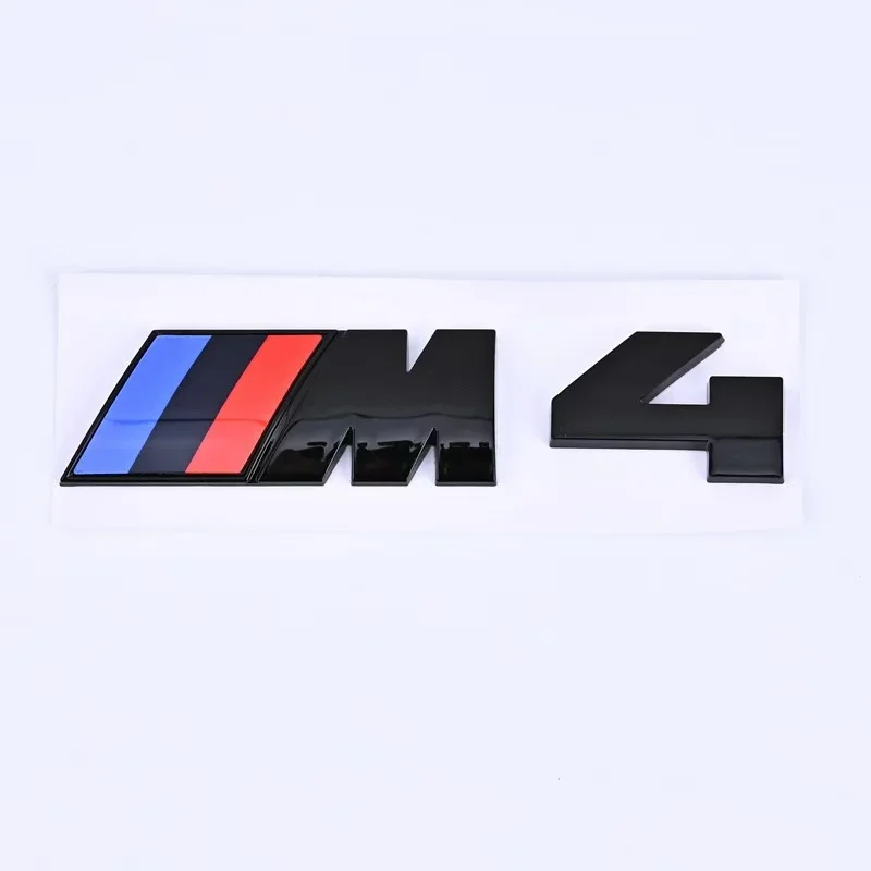 

Наклейка с логотипом BMW M серии (M1, M2, M3, M4, M6, M7) для заднего багажного отделения, из ABS-пластика, изменённая на серебристый/чёрный цвет, логотип M.