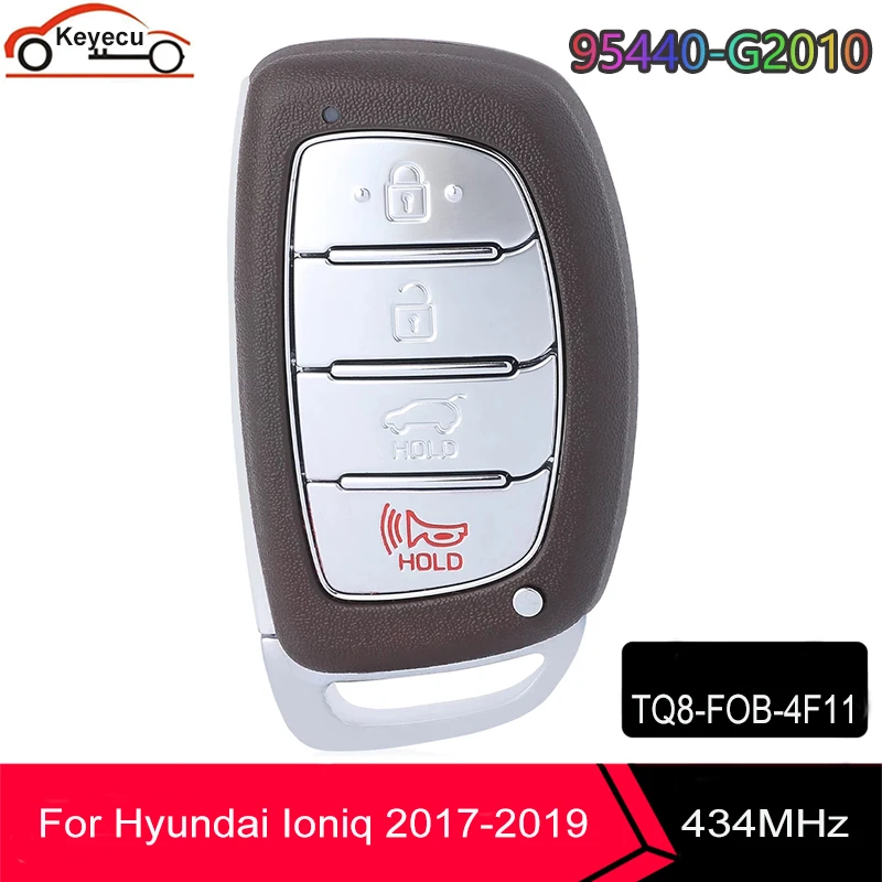 KEYECU для Hyundai Ioniq 2017 2018 Φ 95440-G2010 дистанционный смарт ключ-брелок ID47 Chip 2019 MHz |