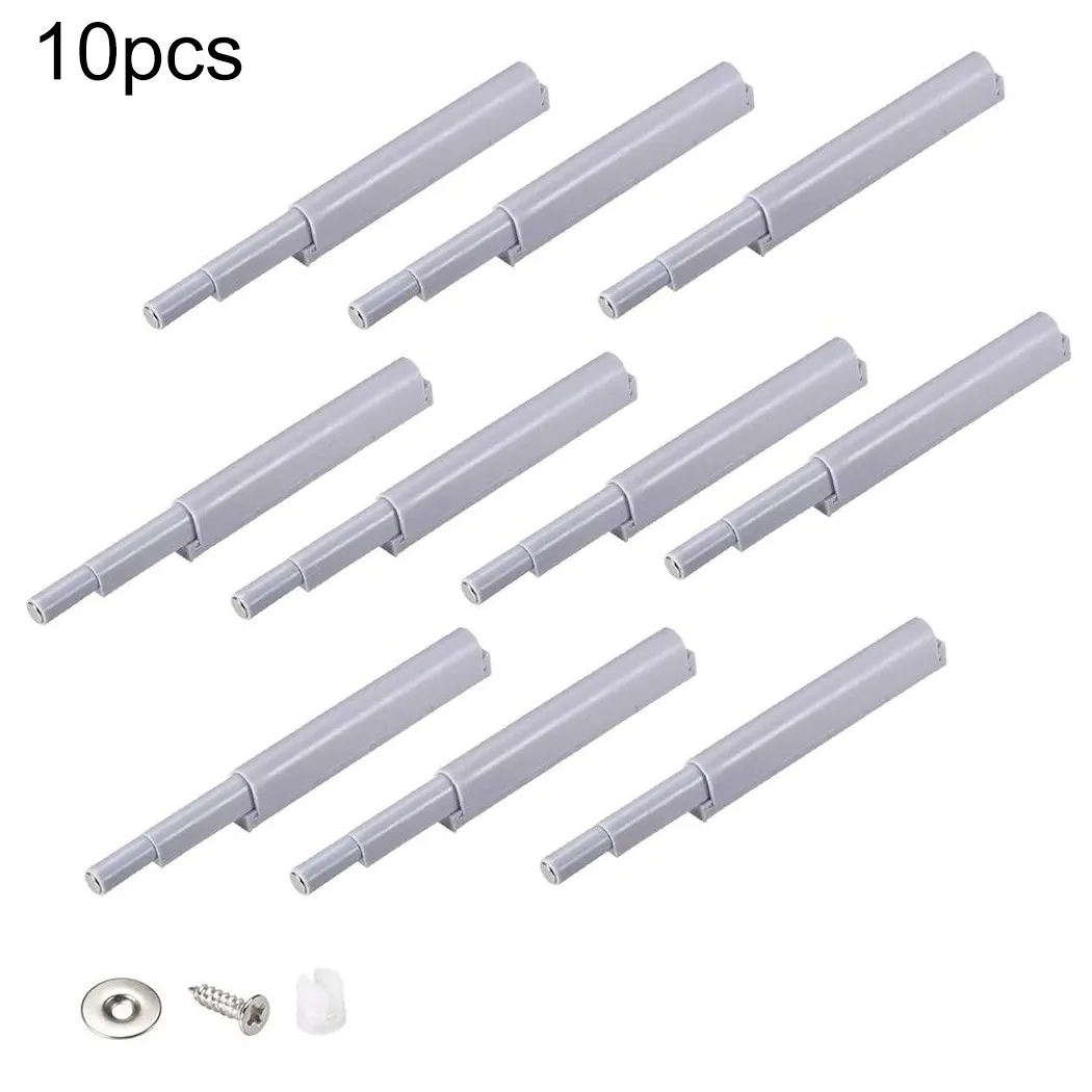 

10pc Damper Buffer Cabinets Door Drawer Furniture Hinges Catch Invisible Buffer Rebound Push To Open System Accessories