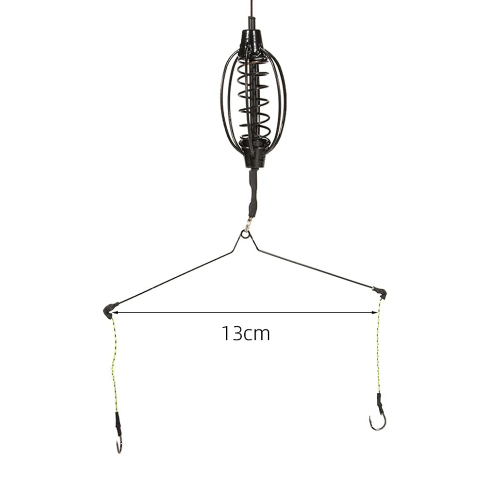 

Brand New Bait Cage Hook Rig Set Classic Spring Style For Long-range Throw 15g/20g/25g/30g/35g/40g Bait Feeder