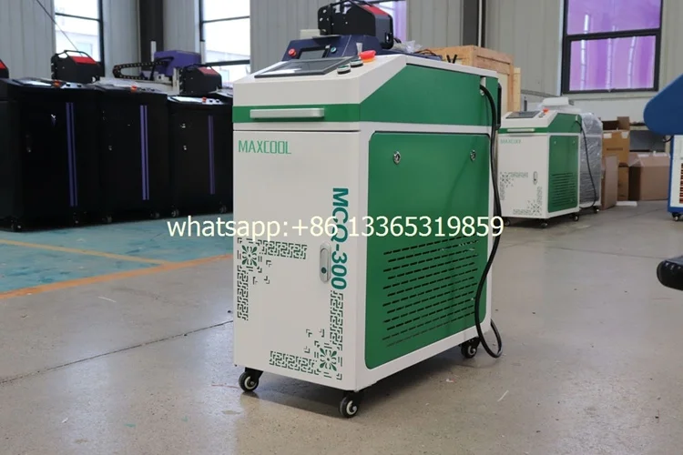 Импульсная лазерная чистящая машина мощностью 300 Вт портативный лазерный