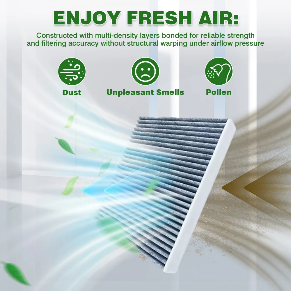 

Для BYD Yuan Up Atto 2 S1Pro 2024 2025 2026 автомобильный активированный салонный фильтр угольный фильтр кондиционера