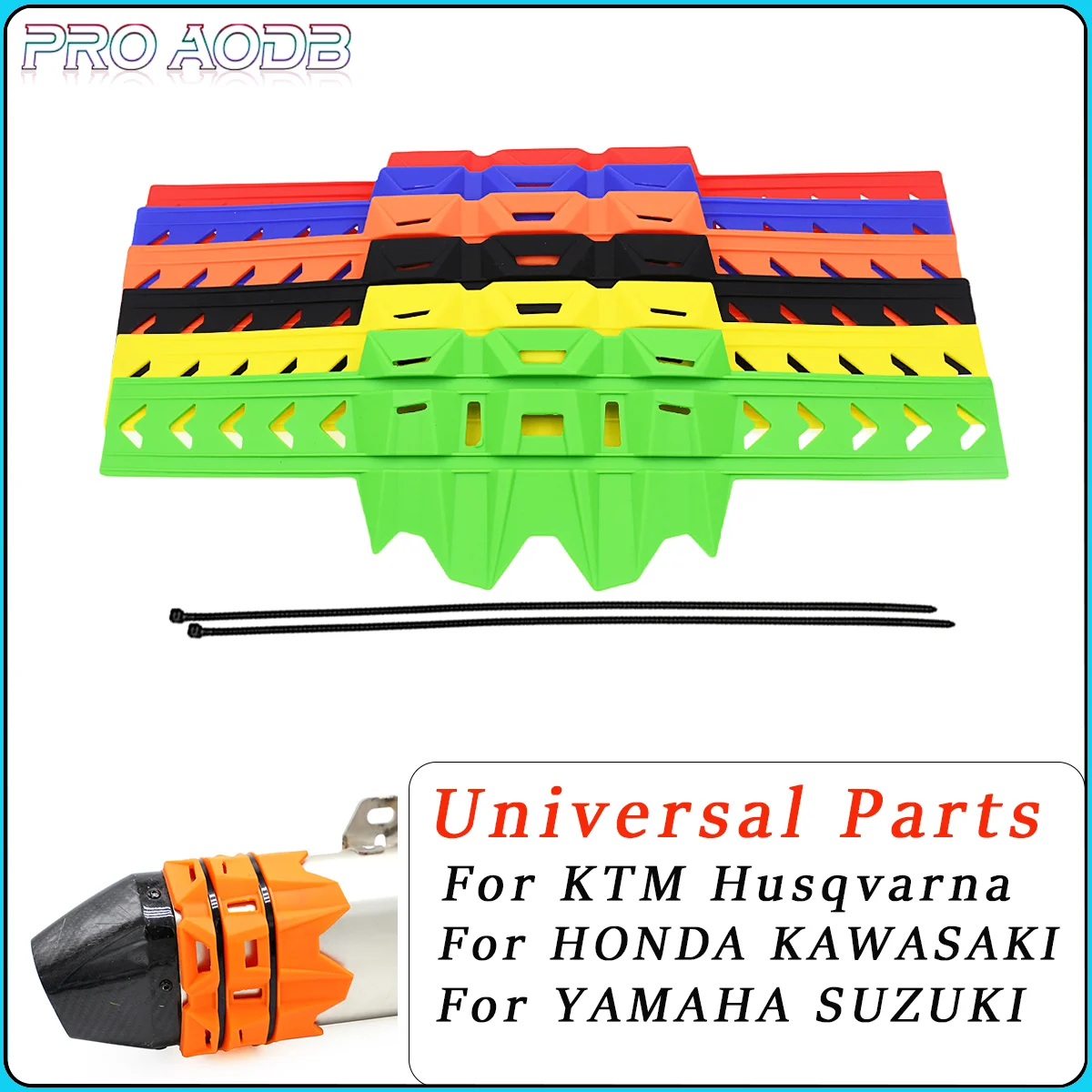 Мотоциклетный глушитель круглый защитная крышка для KAWASAKI SUZUKI Husqvarna TE TC FC FE KX KLX RM RMZ