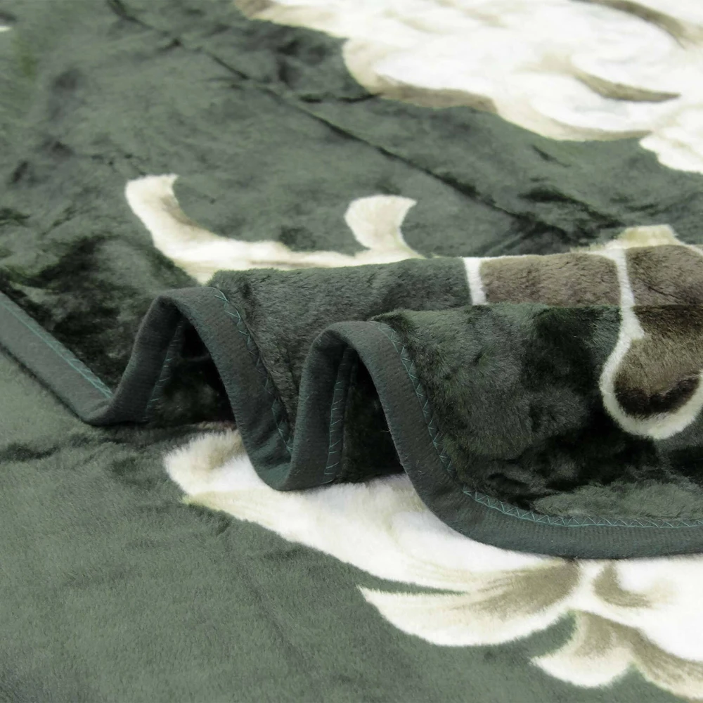 Плед &quotБабочки&quot зеленый 150x200 полуторный облегченный Смун |