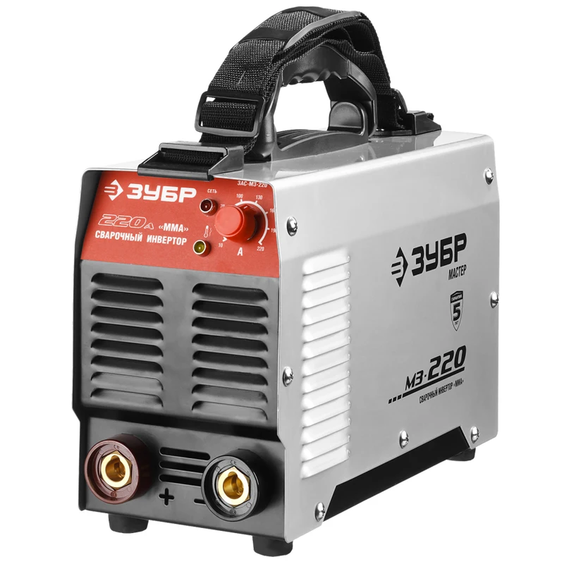 Аппарат сварочный инверторный ЗУБР МАСТЕР ЗАС-М3-220 (Диапазон тока 10-220А 8.4 кВт