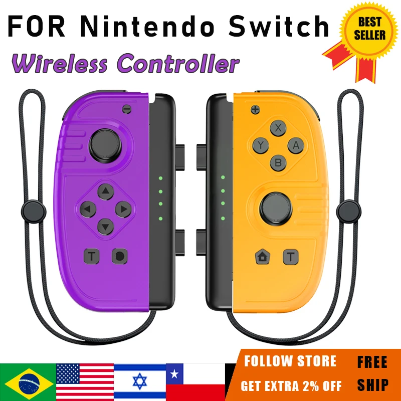 

Joy Pad For Switch Controller Joystick Gamepad 6 Axis Gyro Wireless Switch Control With Wake Up Function JoyPad