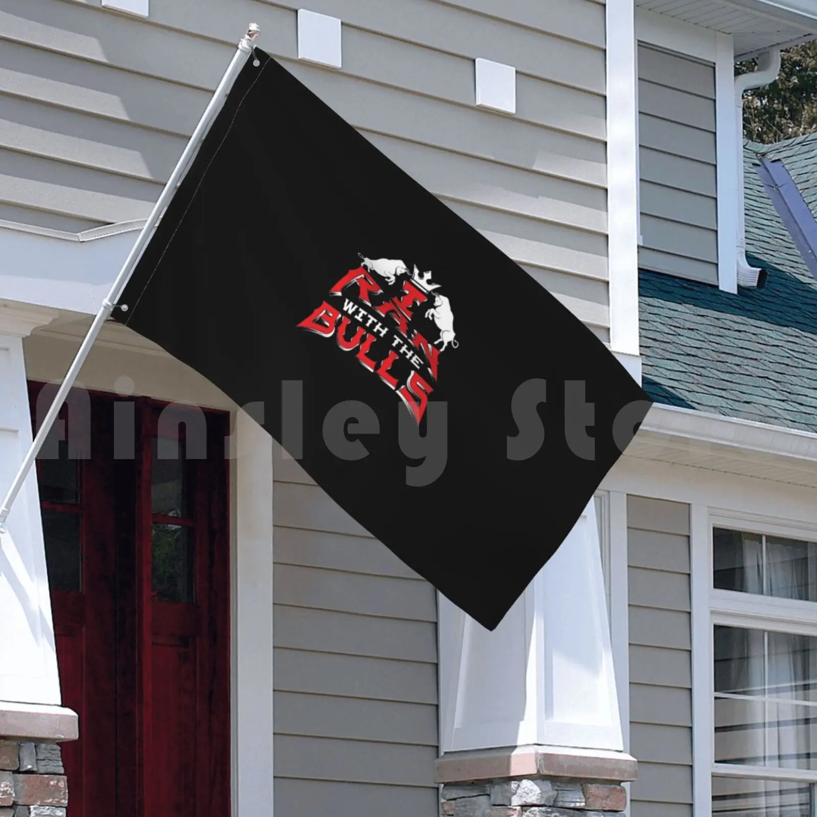 I Ran With The Bulls уличный Декор флаг Автомобильный бегущий Of сувенир Momento плотно