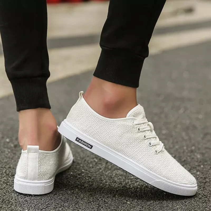 Damyuan Men's White Casual Shoes Summer Rubber Bottom Vulcanized Tennis Sneakers Fashion Walking Shoes Wholesale Free Shipping