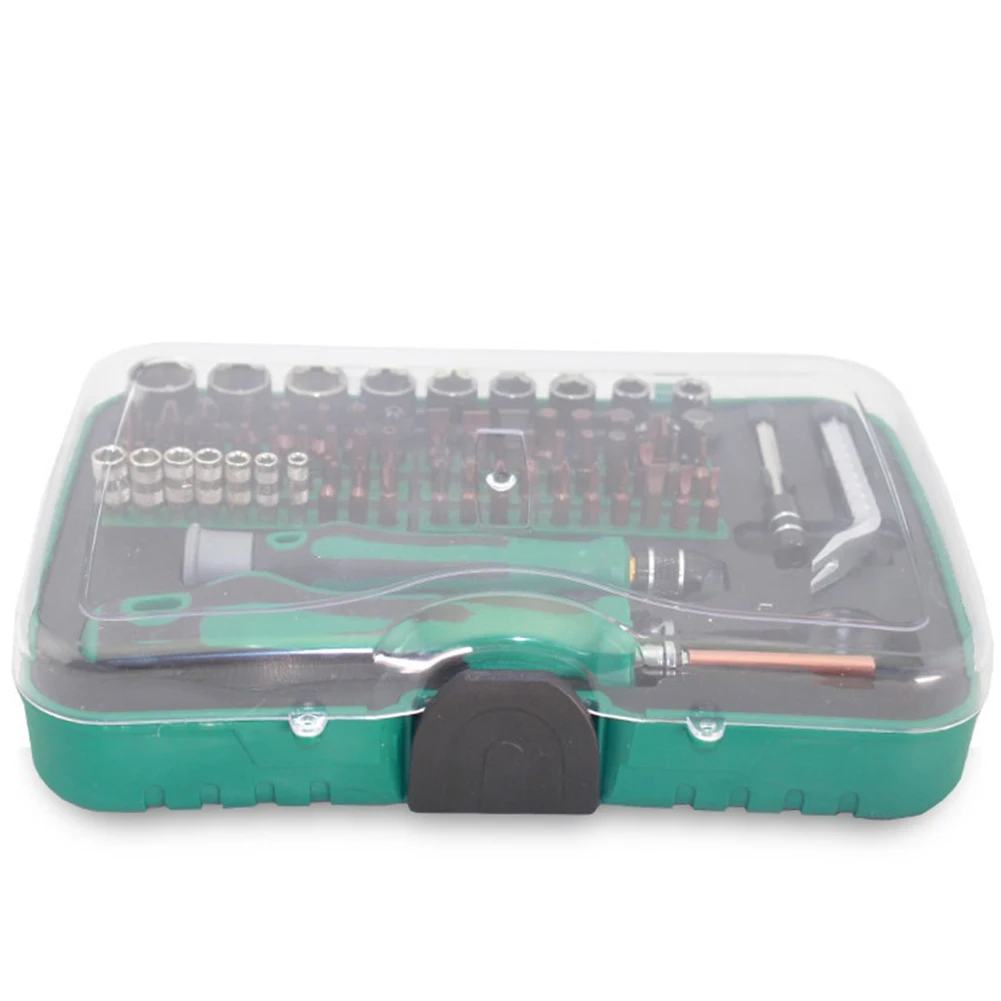 

70pcs Magnetic Screwdriver Bit Torx Hex Socket Set Extension Rod Hand Tool Multifunctional Opening Repair Tool