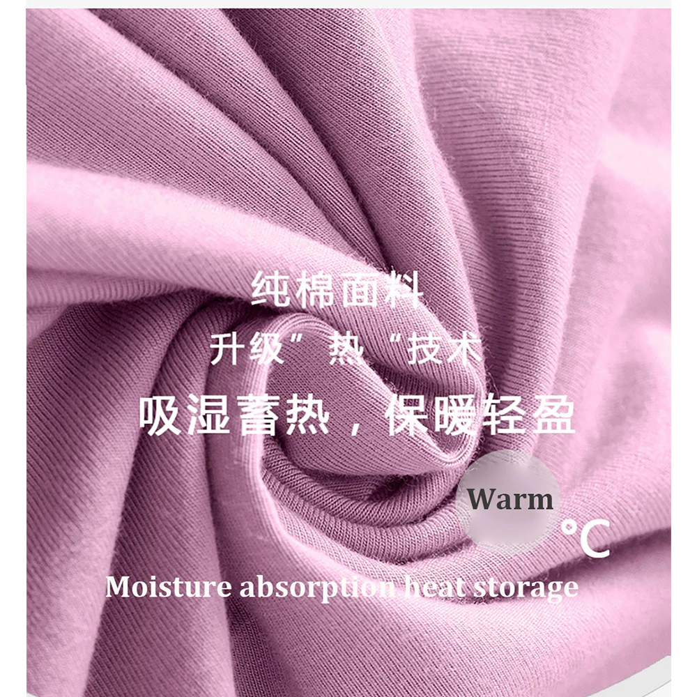 Soft Thin Thermal Underwear Pajama Sets For Women 100% Cotton Women's Pajamas Female Winter Close-fitting Sleepwear pijama mujer