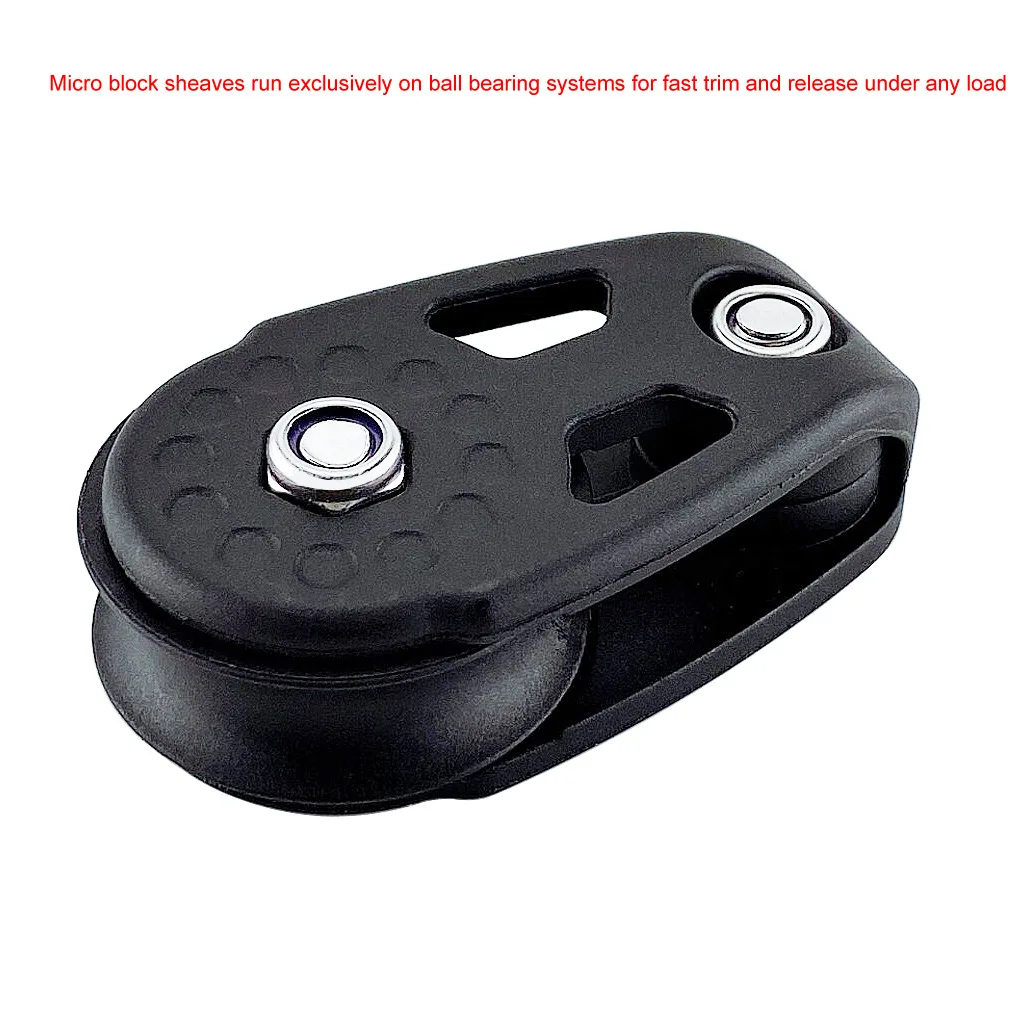 

Nylon Kayak Boat Rope Pulley Block Marine Sheave Lifting Anchor Wheel Accessories Sailing Dinghy Outdoor Water Sport Hardwar