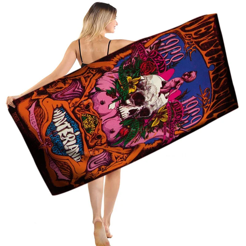 

Poster Of The Grateful Dead Santana At The 1968 New Year's Eve Concert Quick Drying Towel By Ho Me Lili Fit For Fitness