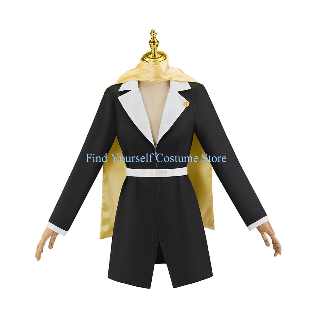 Ayasato Chihiro Косплей Игра Gyakuten Saiban Костюм Миа Фей Ace Attorney Черное Платье Женская