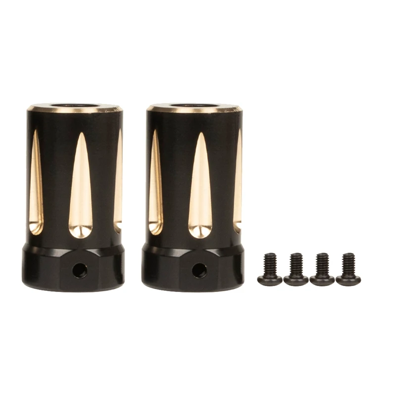 

2Pcs RC Rear Cup Axle Adapter Brass Knuckles Weights For 1/10 AXIAL Wraith 90018 RR10 RC Crawler Car