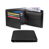 Wallets Mens Slim RFID Blocking Genuine Leather with Coin Pocket  2 Banknote Compartments 10 Credit Card Holders Wallet for Men