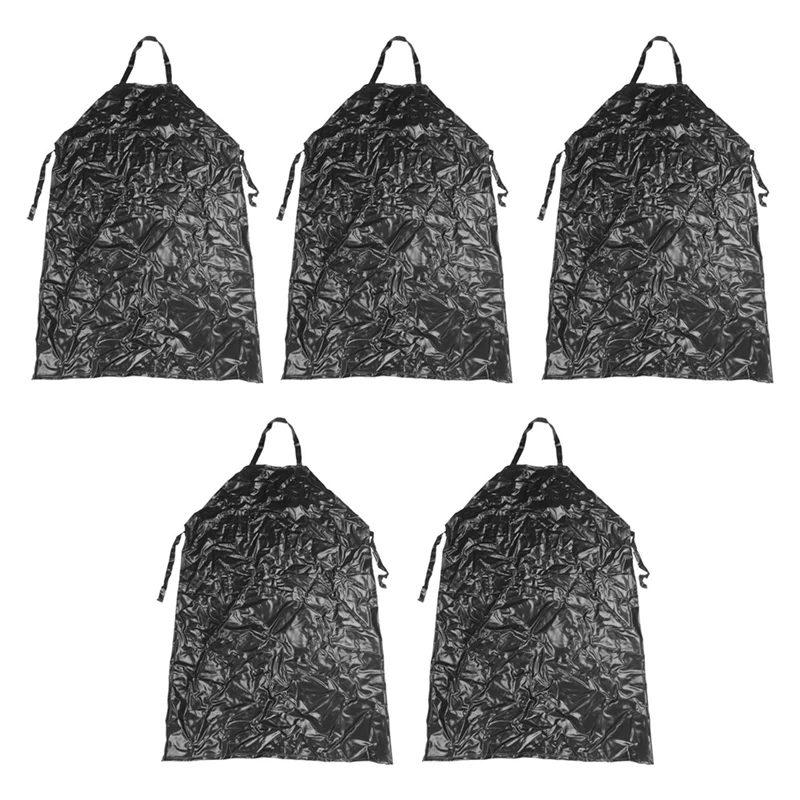 

5X Waterproof Oil Proof PVC Kitchen Full Apron Garden Butcher Cleaning Wear Unisex