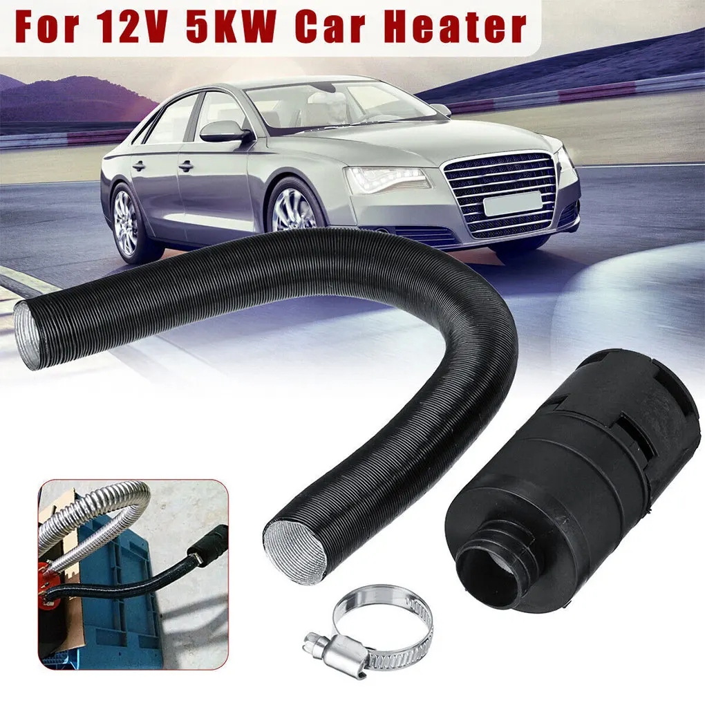 

Air Intake Filter Heat Resistance Lightweight Silencer Kit Car Diesels Parking Accessories with Clamp Easy Installment