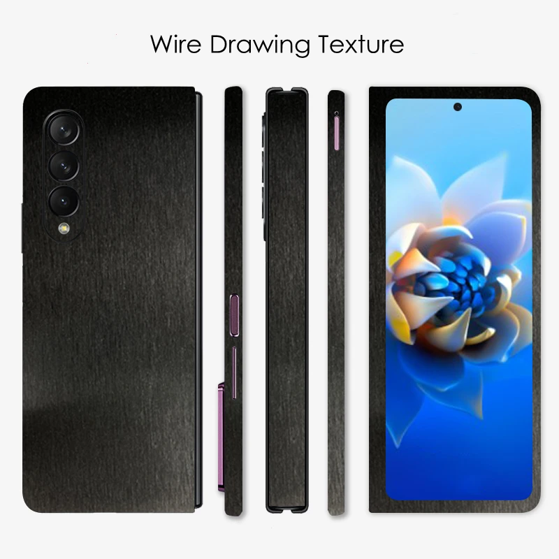 Full Body 3M Protective Film for Samsung Galaxy Z Fold 3 Matte Stickers Skin Cover for Galaxy Z Fold 4 Around Borders and Back